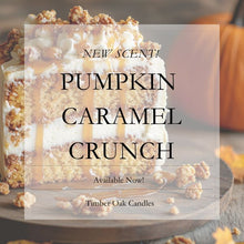 Load image into Gallery viewer, Pumpkin Caramel Crunch 16oz Mason Jar Candle || Soy Candle