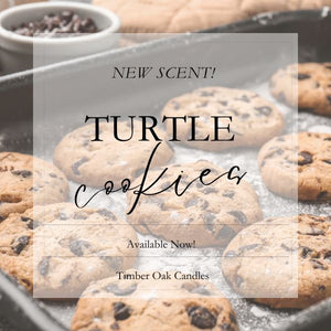 Turtle Cookies 8oz Pure Soy Mason Candle