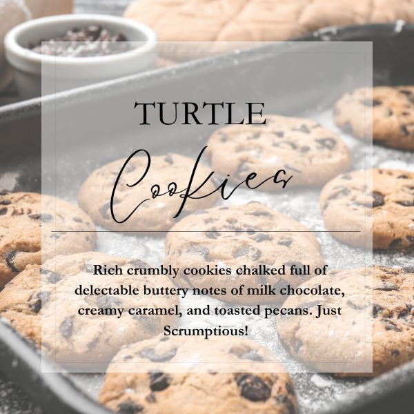 Turtle Cookies 8oz Pure Soy Mason Candle