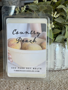 COUNTRY PEACH Large Breakaway Soy Melts