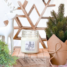 Load image into Gallery viewer, O Christmas Tree 8oz Mason Jar Soy Candles