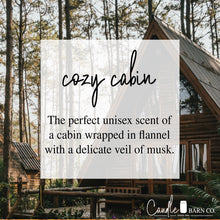Load image into Gallery viewer, Cozy Cabin 4oz Mason Jar Soy Candles