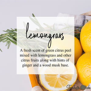 Lemongrass 8oz Mason Jar Soy Candles