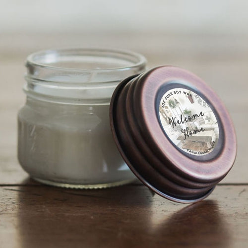 Welcome Home 4oz Mason Jar Soy Candles