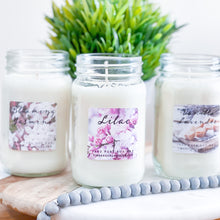 Load image into Gallery viewer, Blooming Jasmine  16oz Mason Jar Soy Candles