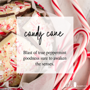 Candy Cane 4oz TIN Soy Candles