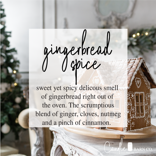 Gingerbread Spice 4oz TIN Soy Candles