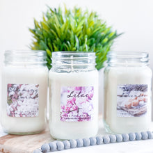 Load image into Gallery viewer, Lilac 16oz Mason Jar Soy Candles