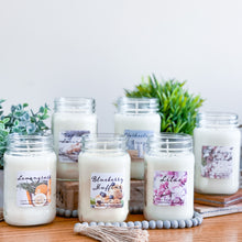 Load image into Gallery viewer, Lilac 16oz Mason Jar Soy Candles