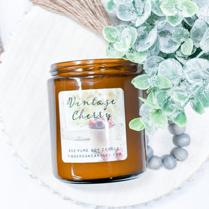 9oz Amber Pure Soy Candle