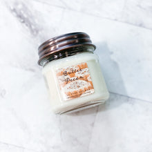 Load image into Gallery viewer, Butter Pecan 8oz Mason Jar Soy Candles