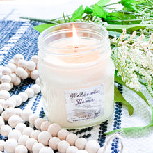 Load image into Gallery viewer, Welcome Home 8oz Mason Jar Soy Candles