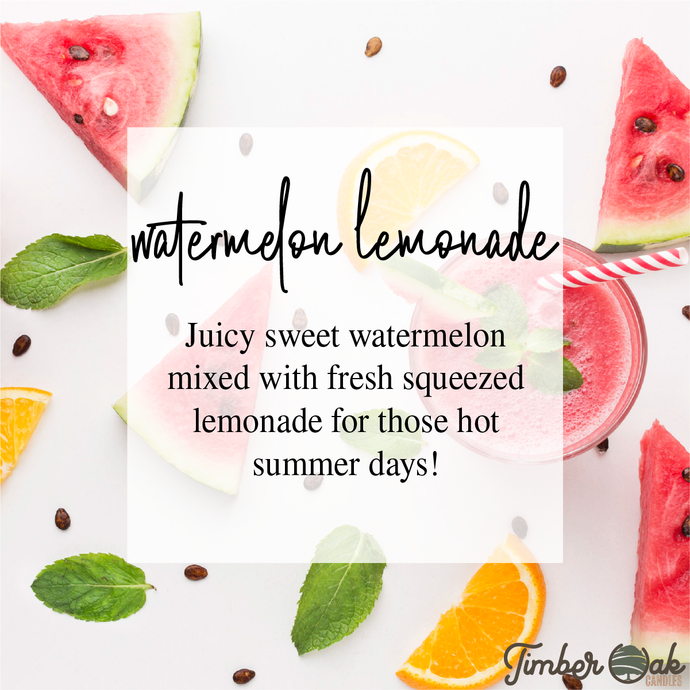 Watermelon Lemonade 4oz Mason Jar Soy Candles