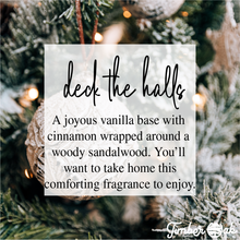 Load image into Gallery viewer, DECK THE HALLS | 16oz Mason Jar | Pure Soy Candle