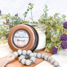 Load image into Gallery viewer, Clothesline Breeze 4oz Mason Jar Soy Candles